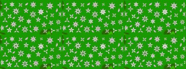 Anti-stres için soyut örnek sayfası. Raster illüstrasyonu. Yeşil renklerde.