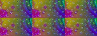 Raster. Zarif, parlak ve yeşil çiçek desenli bir taslak. Sabıka baskıları, bebek kıyafetleri, duvar kâğıtları, paket kutuları vb..