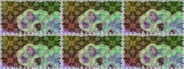 Tarafsız renklerde çiçekler. Çiçek süsü ile kusursuz desen. Raster illüstrasyonu.