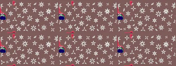 Çiçekli, yapraklı, çiçek desenli eskiz. El çizimi. Raster illüstrasyonu.