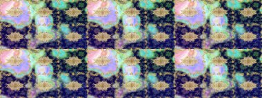 Süslü dekorasyon. Lüks, kraliyet ve Viktorya dönemi konsepti. Raster klasik barok çiçek deseni altın rengi. Altın elementlerle mavi renklerde altın desen.