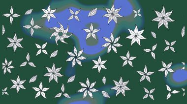 Raster güzel bir çiçek deseni çizmiş. Tatil havası. Bahar mevsimi. Nazik romantik baskı.