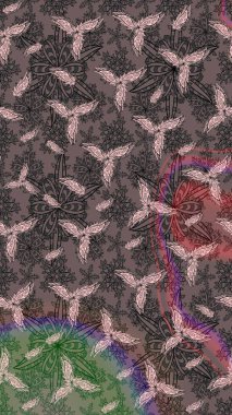 Küçük renkli çiçekler. Motley illüstrasyonu. Moda baskıları için zarif bir şablon. Çiçekli bahar çiçekleri. Küçük çiçekte şirin desenler.