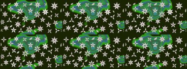 Zarif, parlak ve gri çiçek desenli tasarım. Sabıka baskıları, bebek kıyafetleri, duvar kâğıtları, paket kutuları vb..