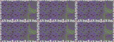 Klasik tarzda hem de. Raster illüstrasyonu. Doğa kelebeğinin yüksek kalitesi. Su rengi filtre efektiyle mor ve gri renkte resimler.