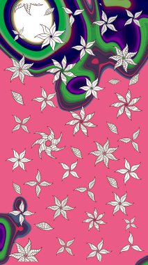 -pembe çiçekler. Raster deseni. Çiçek arkaplan. Çiçek kompozisyonu. Doğa. Çiçek kolajı. Küçük çiçekte güzel desen var..