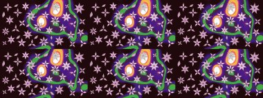 Çiçek arkaplanlı soyut zarafet eskiz deseni. Raster Güzel kumaş deseni.