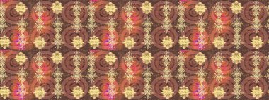 Yeni yıl kar tanesi. Düz kar karalama ikonları, kar taneleri kahverengi, bej ve pembe renkli siluetler noel afişi, kartlar. Güzel soyut kar tanesi raster tasarımı..