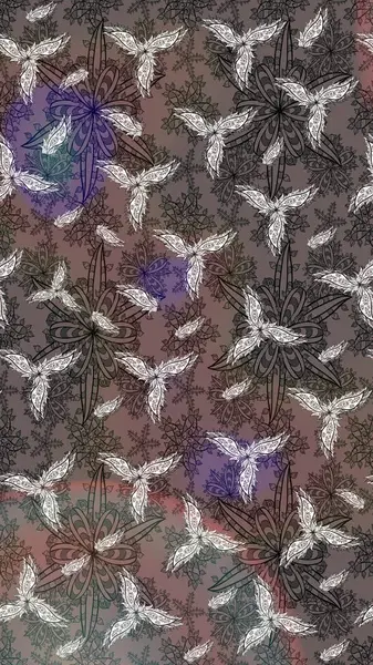 Kahverengi renkli çiçekler. Küçük çiçekte sevimli çiçek deseni var..