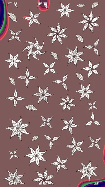 Suluboya çiçek buketi. Çiçekli tebrik kartı. Doğum günü kartı ya da düğün davetiyesi. Çiçek arkaplan. Raster illüstrasyonu. Kahverengi renklerde.