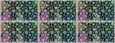 Gri renkli çiçekler. Raster illüstrasyonu. Kusursuz çiçek deseni duvar kağıdı için kullanılabilir.