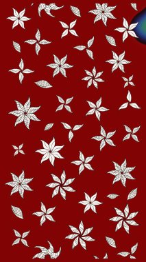 Tekstil, tebrik kartı, boyama kitabı, telefon kılıfı baskısı için kullanılabilir. Raster Henna dövme stili. Kızılderili desenli desenli desenli şal deseni. Etnik Mandala süsü.