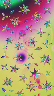 Egzotik çiçekler, nötr renklerde botanik ve parlak klasik doğa. Raster illüstrasyonu. Klasik tropikal doğal elementlerin suluboya seti.