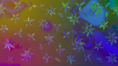 Doğum günü kartı ya da düğün davetiyesi. Çiçekli tebrik kartı. Çiçek arkaplan. Kahverengi renklerde. Raster illüstrasyonu. Suluboya çiçek buketi.