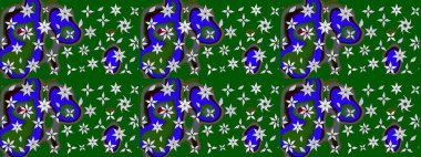 Çiçek arkaplanlı soyut zarafet eskiz deseni. Raster Güzel kumaş deseni.