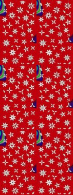 Raster illüstrasyonu. Kırmızı renkte çiçekler. Çizim çiçek deseni duvar kağıdı için kullanılabilir.