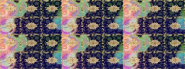 Gri renkli ve altın elementli altın eskiz deseni. Klasik altın desenli eskiz. Tekrarlayan elementlerle soyut arkaplan oluşturun. Raster illüstrasyonu.