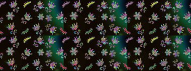 Raster illüstrasyonu. Siyah, yeşil ve gri renklerde. Anti-stres için Raster soyut şablon sayfası.