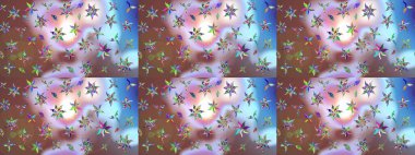 Düz Çiçek Elementleri Tasarımı. Raster illüstrasyonu. Renkli Bahar Teması eskiz kalıbı. Tarafsız renklerde zarif çiçekler buket suluboya.