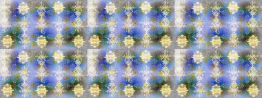 Raster illüstrasyonu. Mavi, nötr ve gri renkler ve kar taneleri. Raster Noel soyut renkli arkaplan ve tatlı kar tanesi.