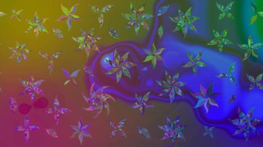 Simple cute pattern in small-scale flowers. Raster illustration. Floral sketch background for textile or book covers, manufacturing, wallpapers, print, gift wrap and scrapbooking.