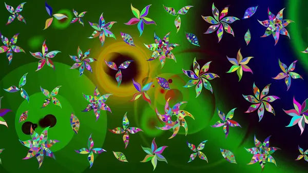 Raster. Güzel suluboya çiçekler, parlak resim ilham verici çiçek desenli eskiz arka plan.