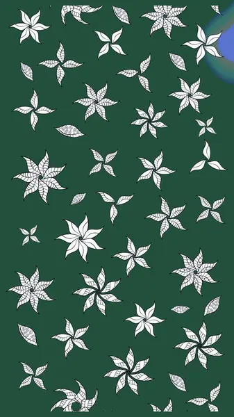 Raster suluboya çiçek deseni, narin çiçekler, yeşil çiçekler, tebrik kartı şablonu. Güzel kumaş deseni.