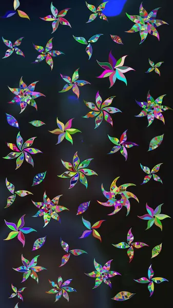 Raster güzel kumaş deseni çiziyor. Çiçek deseni. Renkli Bahar Teması eskiz kalıbı. Düz Çiçek Elementleri Tasarımı.