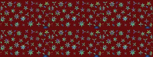 Hediye ambalaj kağıdı, tebrik kartları, posterler ve pankart tasarımı. Raster düz çiçek çizim deseni. Kırmızı renkte çiçekler.