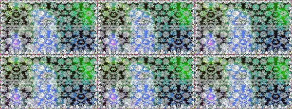 Etnik Mandala havlusu. Kusursuz süs izi. Tebrik kartı geçmişi, boyama kitabı, arkaplan ve tekstil için kullanılabilir. Sınır Kızılderili çiçekli paisley patten. Raster Henna tarzı.