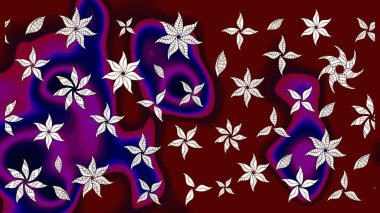 Raster suluboya çiçek deseni, narin çiçekler, kırmızı çiçekler, tebrik kartı şablonu. Güzel kumaş deseni.