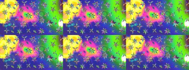 Çiçek yeşili eskiz deseni. Klasik taslak çizimi. Raster çiçek izi..