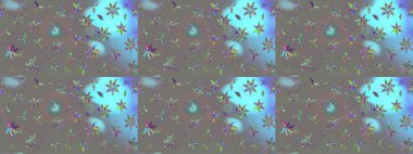 Gri renkli çiçekler. Yumuşak, bahar çiçekli arka plan. Raster çiçek desenli ve çiçekli..