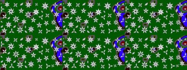 Kızılderili desenli desenli desenli şal deseni. Etnik Mandala süsü. Raster Henna dövme stili. Tekstil, tebrik kartı, boyama kitabı, telefon kılıfı baskısı için kullanılabilir.