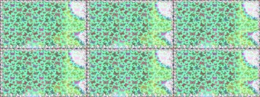 Mavi renkli resim. Raster illüstrasyonu. Moda Kumaşı Tasarımı. Kelebeklerle parlak, pürüzsüz desen.