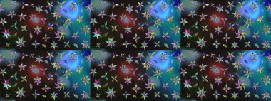 Gri renkli etnik çiçekli zarif eskiz deseni. Raster Çiçek İllüstrasyonu güzel tekstil..