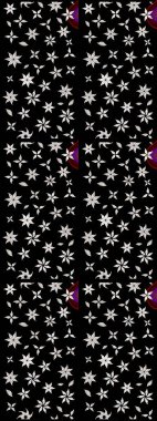 Çiçekli el çizimi çizimi deseni. Modern gelişim, siyah raster arka plan duvar kağıdı çizimi, klasik çizgiler, desenli çiçekler, çiçekli süsler..