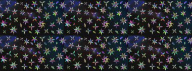 Küçük çiçekteki sevimli çiçek deseni. Gri renkli çiçekler.