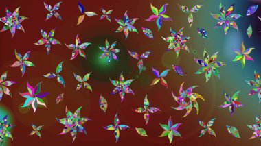 Küçük kahverengi çiçeklerdeki oldukça eski bir besin torbası deseni. Tekstil, kumaş, kapaklar, duvar kağıtları, baskı, paket, koleksiyon defteri, örgü, dekupaj için çiçek arkaplanı..