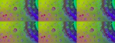 Çiçekli yeşil renkte bir çiçek deseni çiz. Suluboya tarzında yeşil renkte çiçekler.