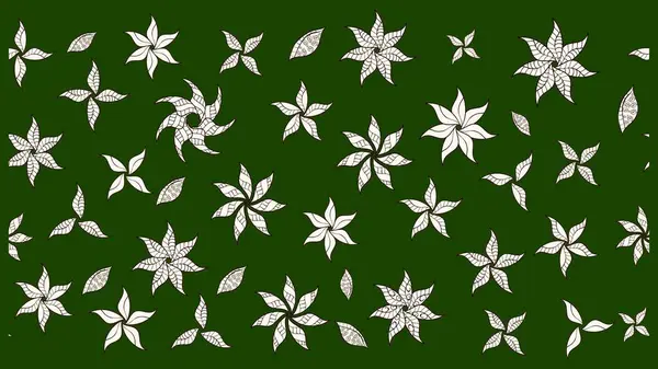 Modern stil dokusu. Çiçek desenli raster, yeşil çizgi grafik deseni soyut raster arkaplan.