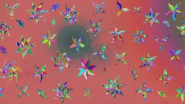 Moda arka planında parlak buketler. Raster illüstrasyonu. Kumaş, duvar kağıdı ve kağıt üzerine baskı yapmak için gelişen arka plan. Eski usul küçük çiçekli şirin bir eskiz deseni..