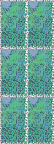 Mavi ve yeşil renkte renkli kelebeklerin eskiz arkaplanı. Tekstil, duvar kâğıtları, web sayfası arkaplanları ve yüzey dokuları için mükemmel. Raster illüstrasyonu.