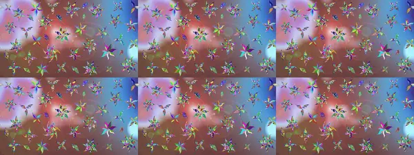 Raster illüstrasyonu. Egzotik çiçekler, kahverengi renklerde botanik, parlak, klasik bir doğa. Klasik tropikal doğal elementlerin suluboya seti.