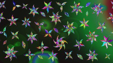 Tekstil için suluboya eskiz deseni. El çizimi çiçek çizimi deseni (fayans). Şirin çiçekli, desenli, gri renkli çizim deseni.