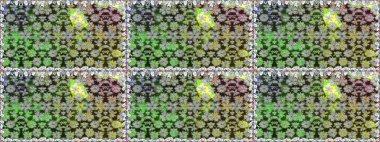 Seamless modeli. Ultrafashionable kumaş deseni. Raster resim. Organik motifi arka plan.