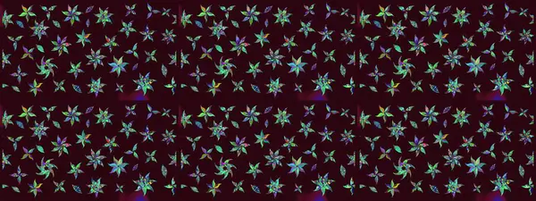 Kahverengi renkli çiçekler. Elle boyanmış suluboya resim çizimi çiçekler ve bitkiler.