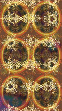 Arabesk ve çiçek öğeleri ile oryantal raster desen. Geleneksel klasik süs. Arabesk ile Vintage desen.