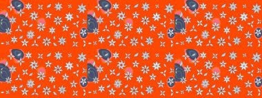 Büyük bir çiçek boyası seti. Raster şirin suluboya çiçek desenleri çiziyor. Kartlar, davetiyeler, tarih kartları ve daha fazlası için kullanılabilir.