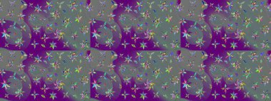 Güzel kumaş deseni. Bahar çiçekleriyle güzel bir çiçek deseni çizmişsin. Raster illüstrasyonu.